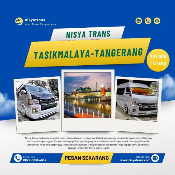 Travel Tasikmalaya - Tangerang Termurah 